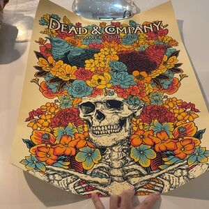 Grateful Dead / Dead in Company Signed and numbered Tour 2018 Print/poster